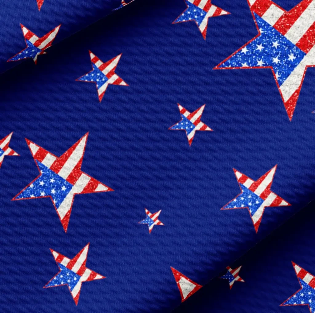patriotic jersey knit fabric