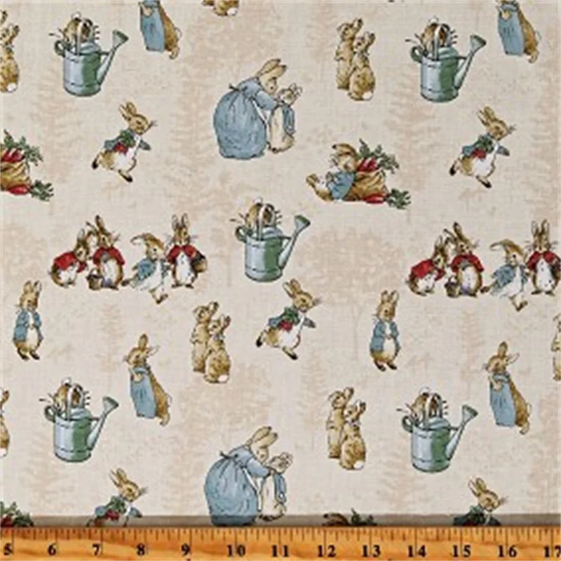 peter rabbit fleece fabric
