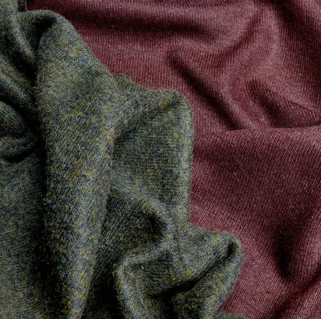 reversible jersey knit fabric