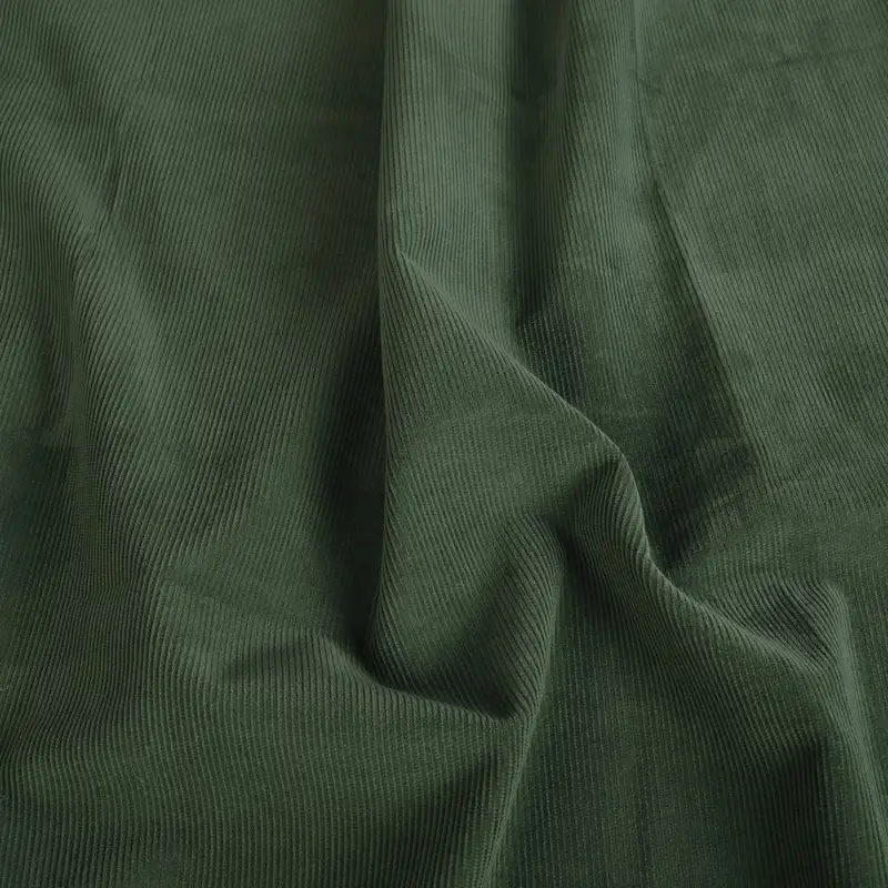 sage green corduroy fabric 1