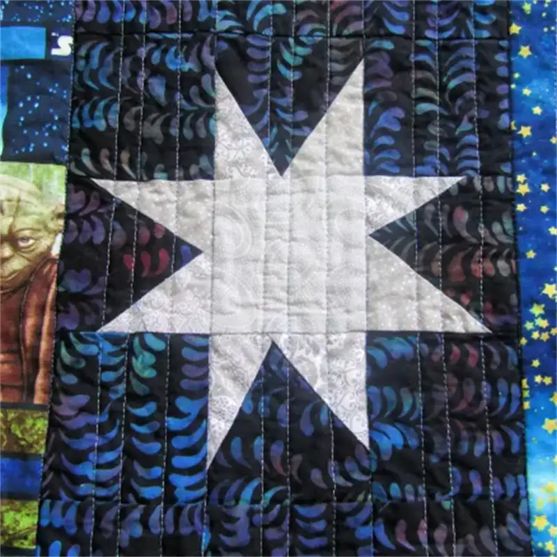 starry sky star wars quilting fabric