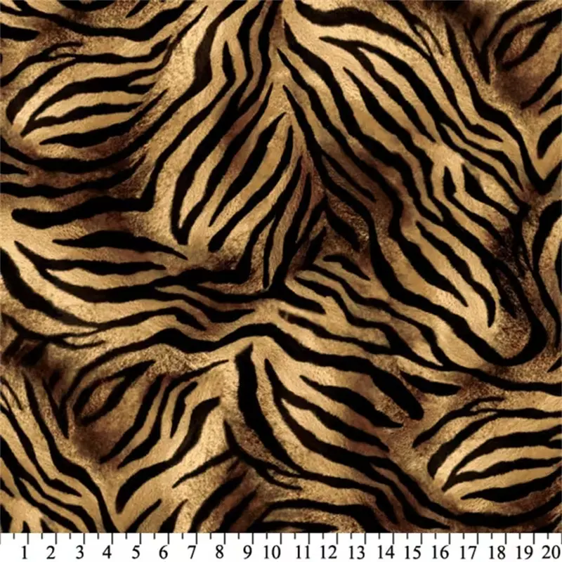 tiger fleece fabric 1