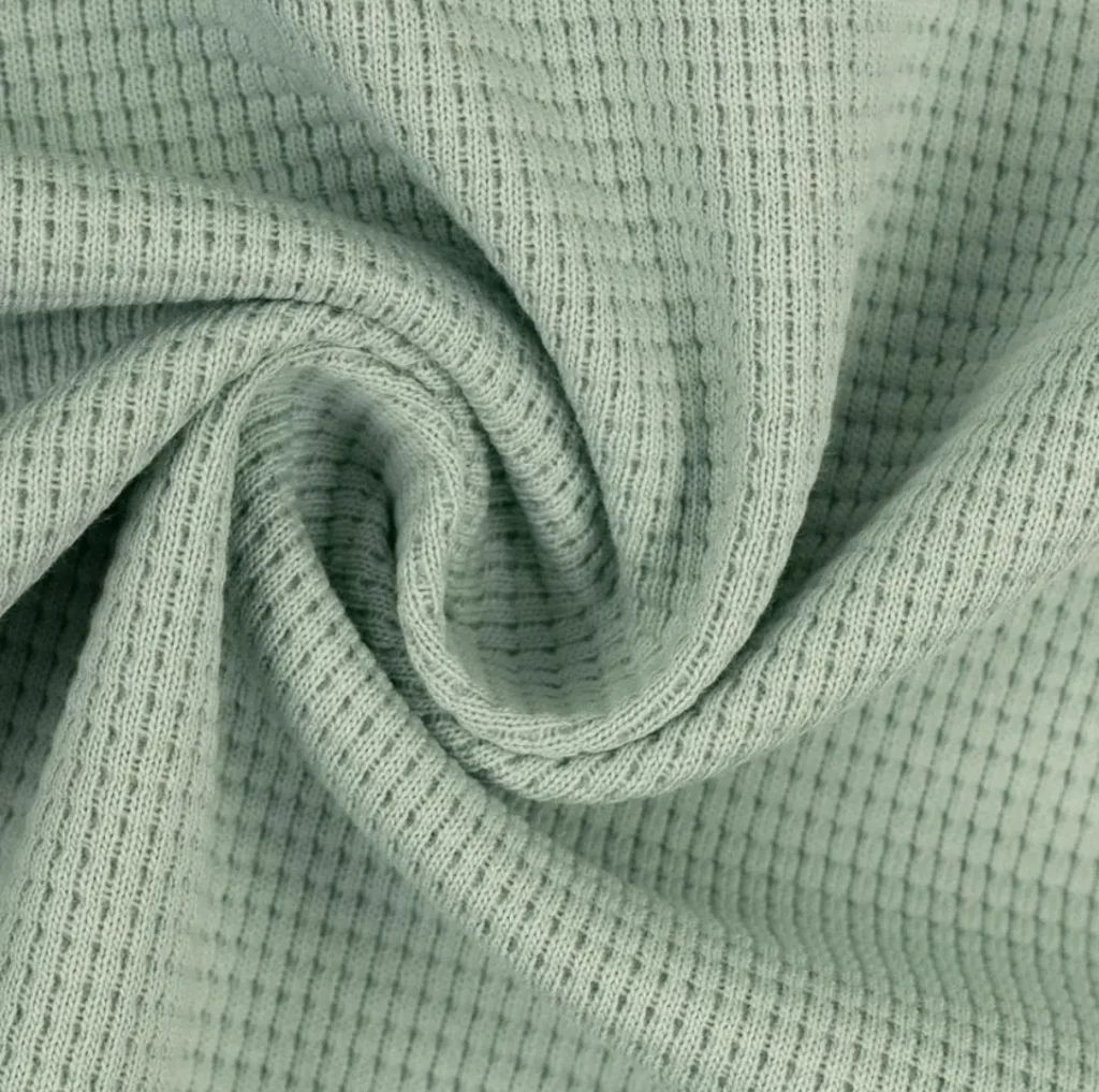 waffle knit jersey fabric