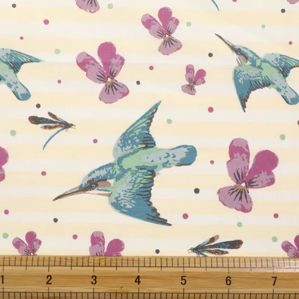 Bird Pattern Quilted cloth