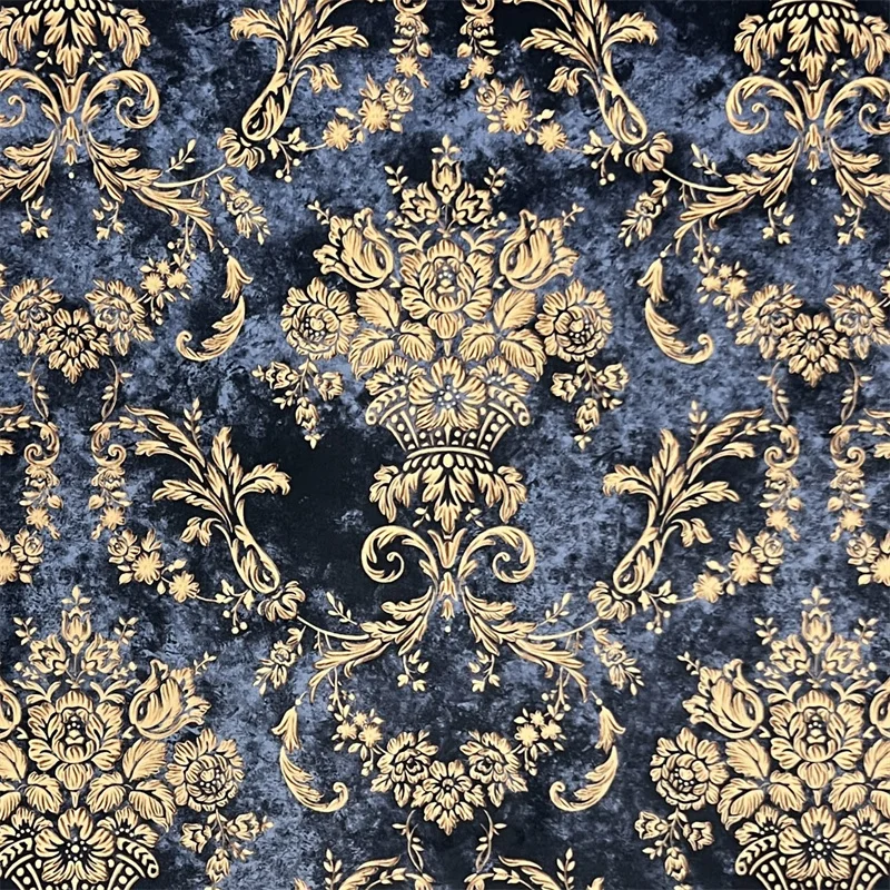 Damask Velvet Upholstery Fabric
