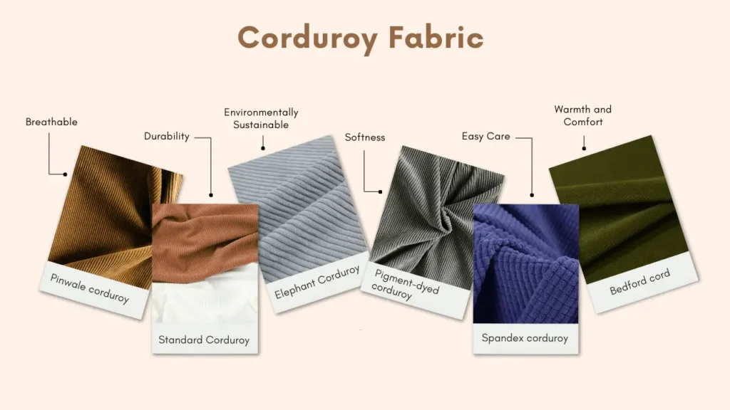 properties of corduroy fabric