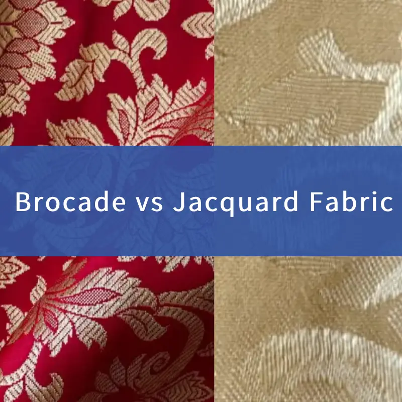 brocade vs jacquard fabric