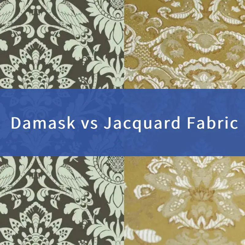 damask fabric vs jacquard fabric