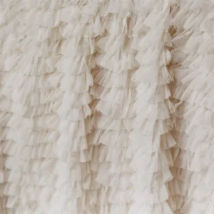 pleated tulle fabric