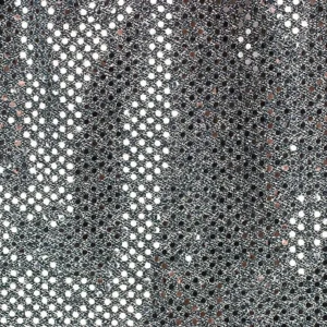 silver sequin beaded tulle fabric