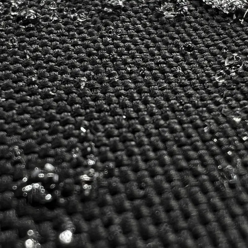 black waterproof canvas fabric