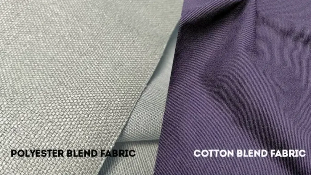 polyester fabric vs cotton blend
