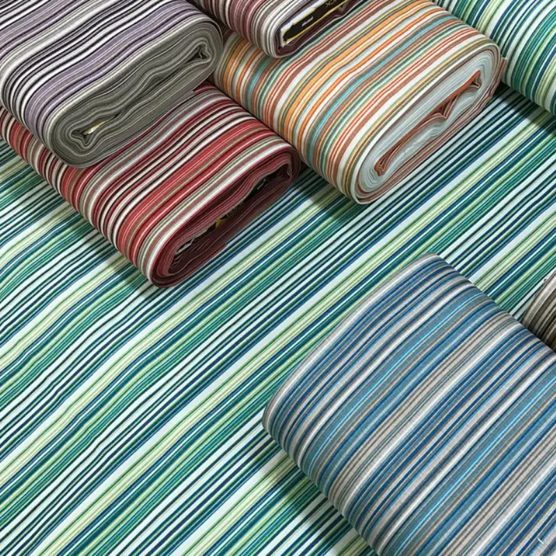 stripe upholstery curtain canvas fabric