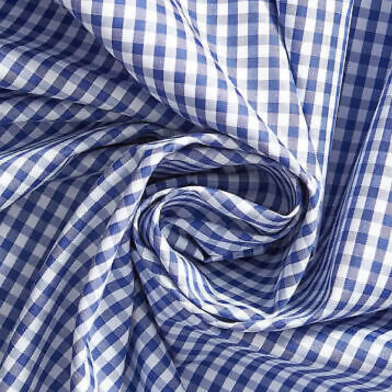 cotton shirting gingham poplin fabric