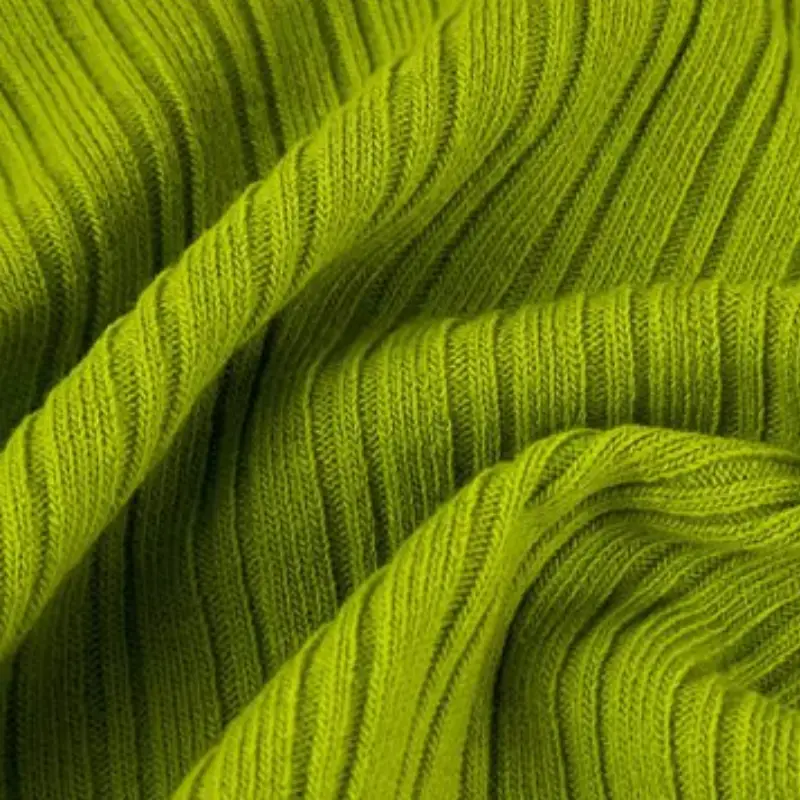 cotton spandex rib knit fabric
