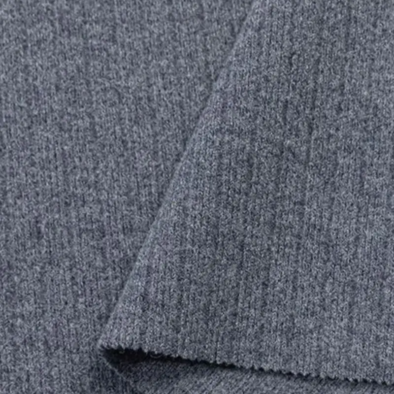 merino wool rib knit fabric