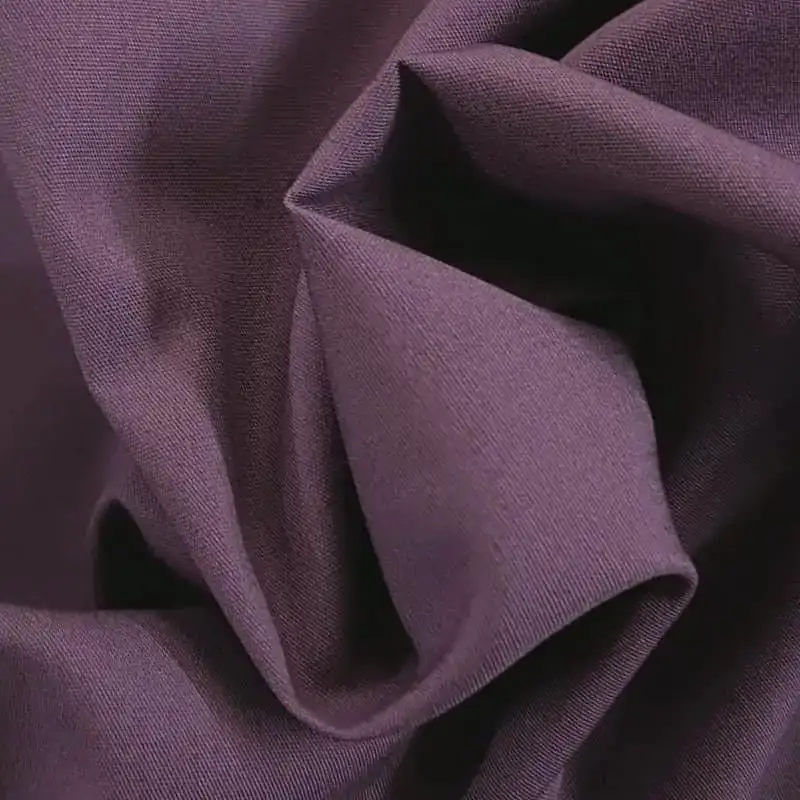 plain plum purple poplin cotton fabric
