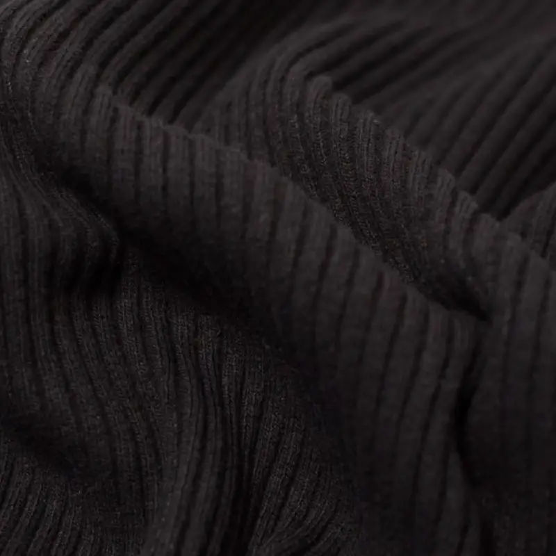 thick rib knit fabric