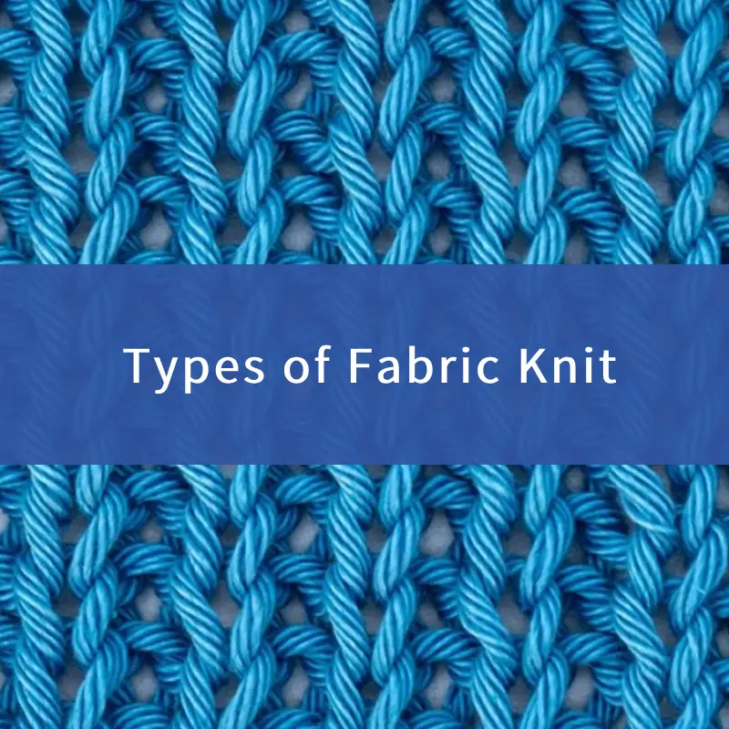 types of fabric knit