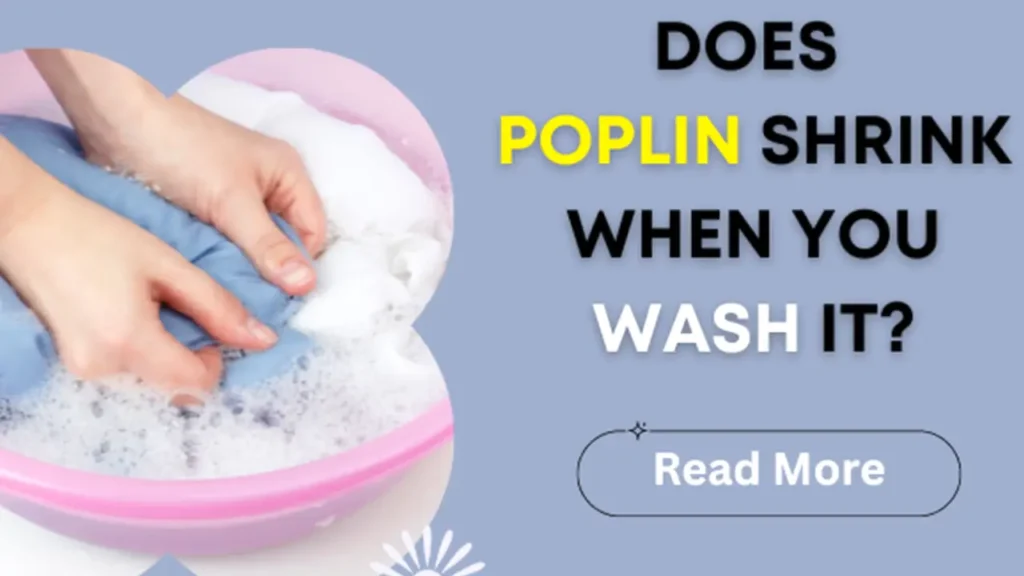washing poplin fabric without shrinking