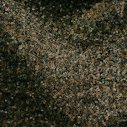 Black and Gold Sequin Fabric