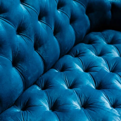 Blue Velvet Fabric for Sofa