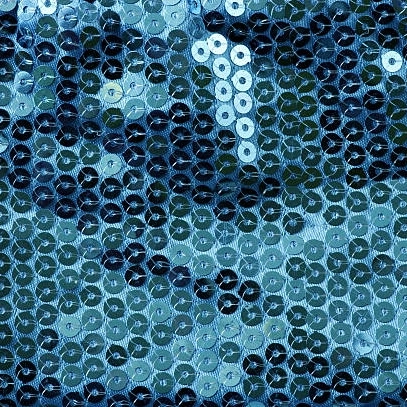 Blue Velvet Sequin Fabric
