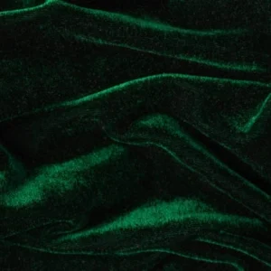 Christmas Green Velvet Fabric