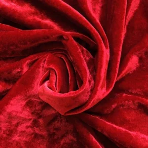 Christmas Red Velvet Fabric