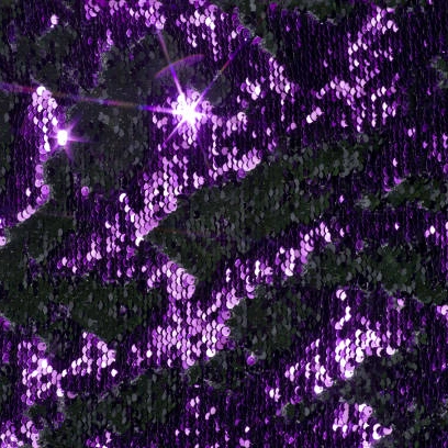 Dark purple sequin fabric by the yard