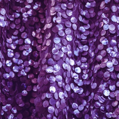 Deep Purple Sequin Fabric