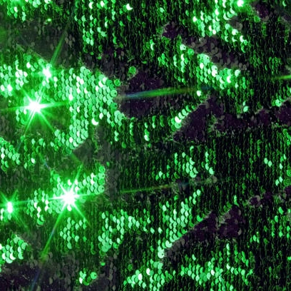 Emerald Green Sequin Fabric by The Yard