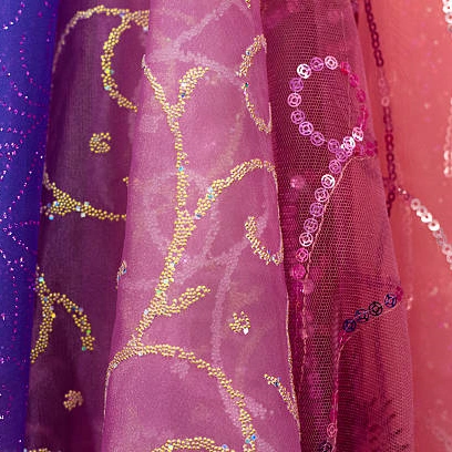 Floral Sequin Fabric