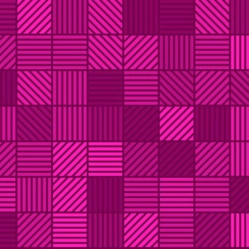 Geometric Fuchsia Velvet Prints​