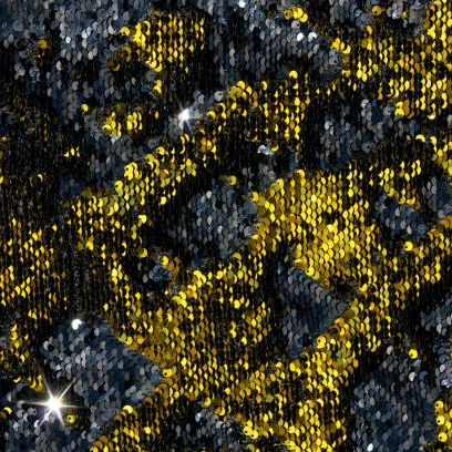 Gold and Silver Sequin Fabric