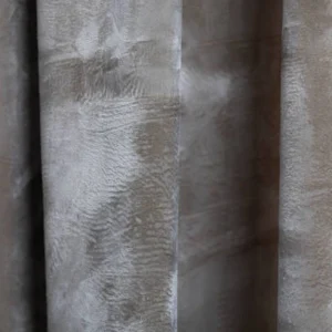 Grey Velvet Curtain Fabric