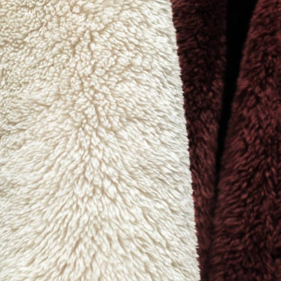 Ivory Teddy Velvet Fabric