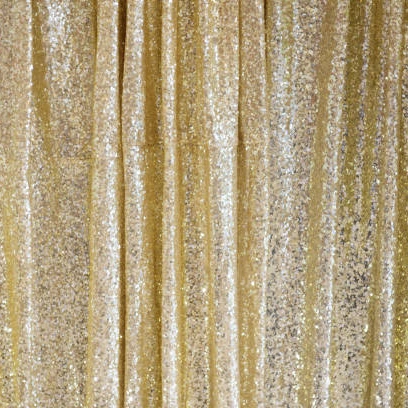 Light Gold Sequin Fabric