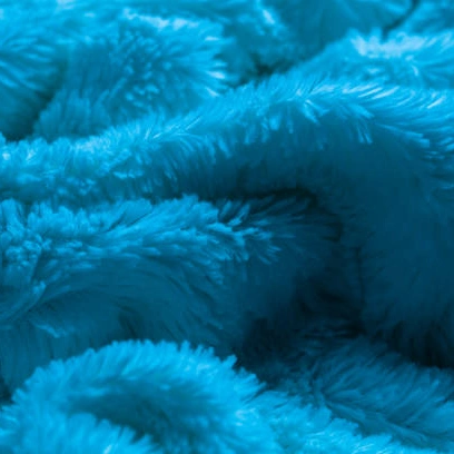 Navy Blue Teddy Velvet Fabric