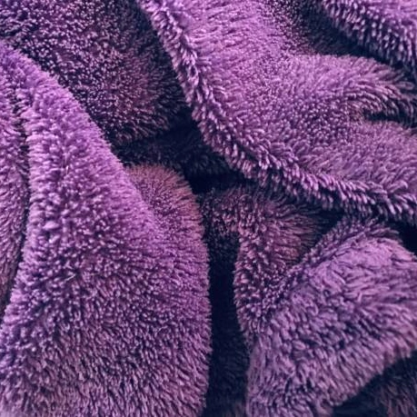 Purple Teddy Velvet Fabric