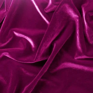 Purple Velvet Curtain Fabric