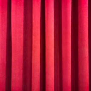 Red Velvet Curtain Fabric