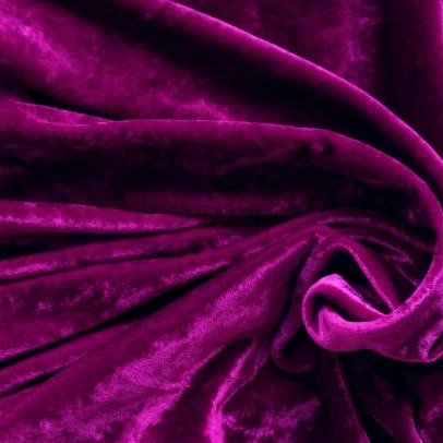 Solid Fuchsia Velvet Fabric​