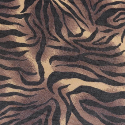 Tiger Stripe Velvet Fabric
