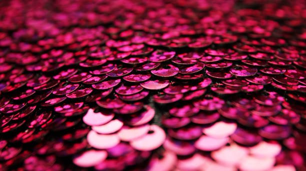Fashion pink sequin background, fabric glitter surfactant.