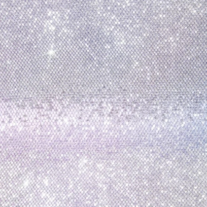 White and Silver Sequin Fabric