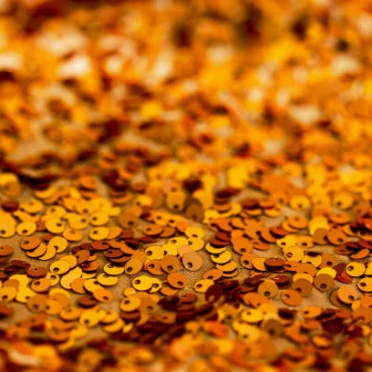 high quality orange sequin fabric by yar
