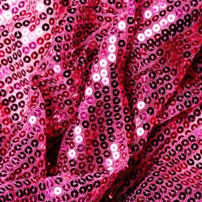 hot pink sequin fabric by the yard