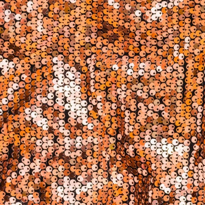 neon orange sequin fabric