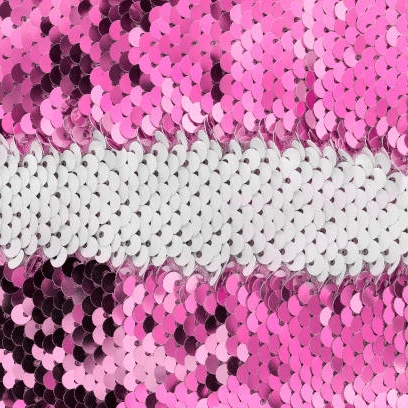 pink reversible sequin fabric